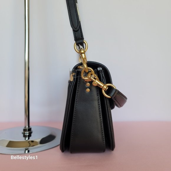 COACH Cassie 19 Smooth Leather Leopard Print Bag & Matching Wyn Small Wallet SET - Picture 8 of 16